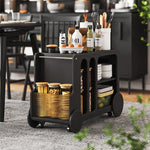 無垢材セラミックガラス製センターテーブル - スタイリッシュな収納付き多機能デザイン hrvr-5083