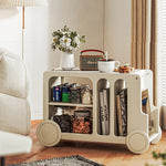 無垢材セラミックガラス製センターテーブル - スタイリッシュな収納付き多機能デザイン hrvr-5083