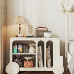 無垢材セラミックガラス製センターテーブル - スタイリッシュな収納付き多機能デザイン hrvr-5083