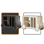 無垢材セラミックガラス製センターテーブル - スタイリッシュな収納付き多機能デザイン hrvr-5083