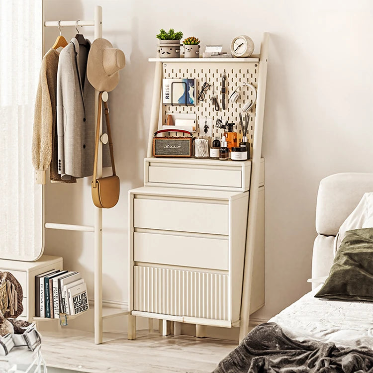 無垢材パイン使用!スタイリッシュキャビネット - 多機能収納でお部屋をスッキリ整理! hrvr-5084