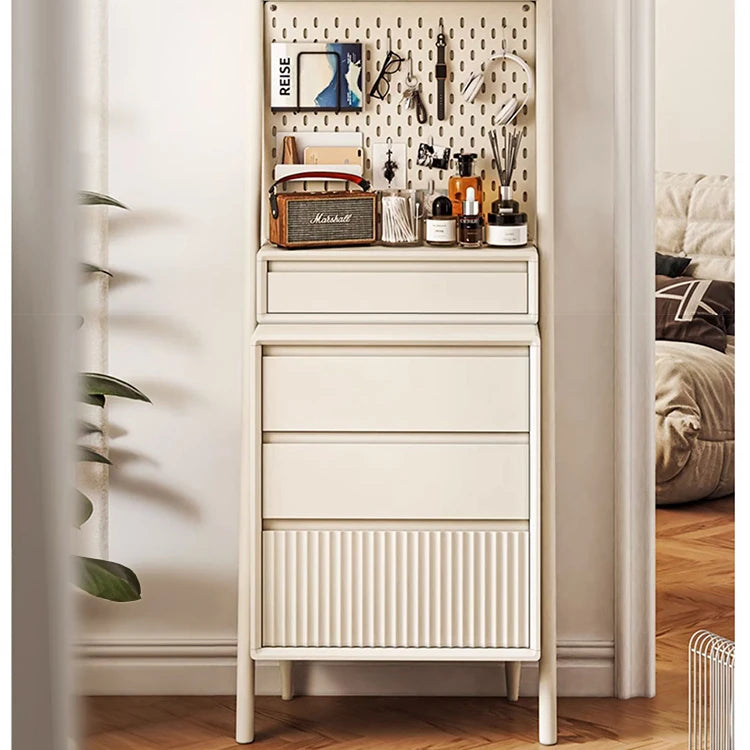 無垢材パイン使用!スタイリッシュキャビネット - 多機能収納でお部屋をスッキリ整理! hrvr-5084