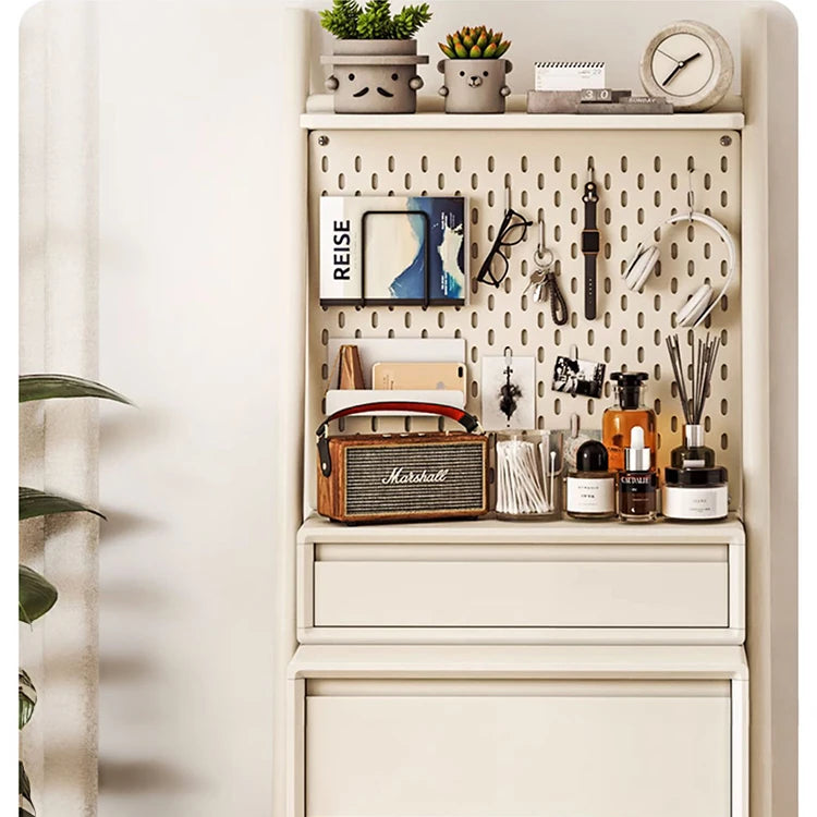 無垢材パイン使用!スタイリッシュキャビネット - 多機能収納でお部屋をスッキリ整理! hrvr-5084