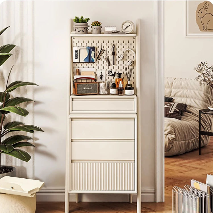 無垢材パイン使用!スタイリッシュキャビネット - 多機能収納でお部屋をスッキリ整理! hrvr-5084