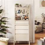 無垢材パイン使用!スタイリッシュキャビネット - 多機能収納でお部屋をスッキリ整理! hrvr-5084