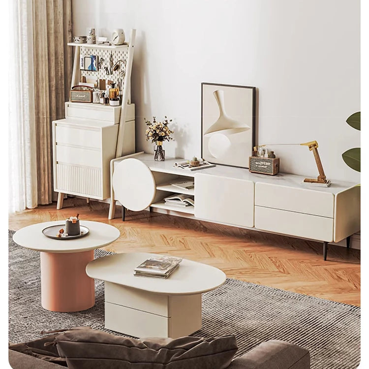 無垢材パイン使用!スタイリッシュキャビネット - 多機能収納でお部屋をスッキリ整理! hrvr-5084