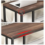 スチール&ウッドのスタイリッシュセンターテーブル | コンパクトで多機能なデザイン hsen-2032