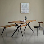 「シンプルでスタイリッシュ!アッシュ材使用の高品質テーブル」 hsg-1972