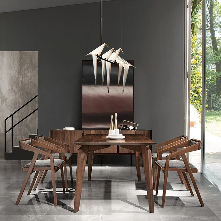 モダンデザインアッシュ材テーブル|スタイリッシュな食卓に最適 hsg-1979