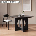 無垢材ラウンドテーブル セラミック天板 ピュアホワイト モダンミニマル hsgmy-5729