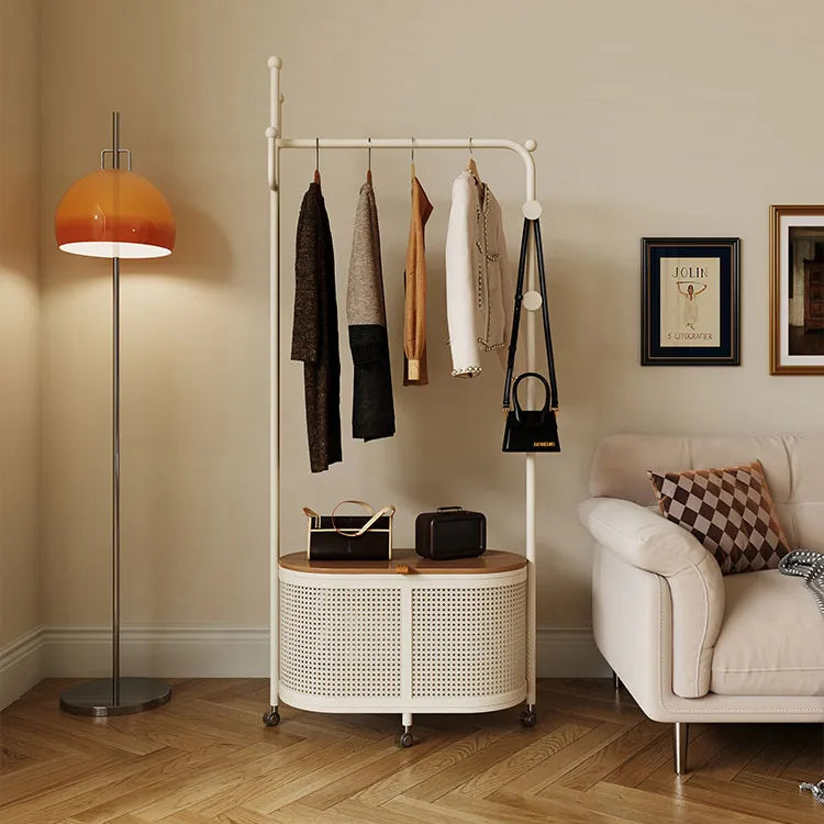 モダンなインテリアに合う多層板ハンガーラック|おしゃれな収納解決策 hsj-2250