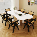 モダンでスタイリッシュなホワイトダイニングテーブル - おしゃれな部屋を演出! hsj-2254