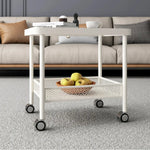 シンプルでエレガント!ガラス製おしゃれカート - モダンなインテリアに最適 hsj-2270