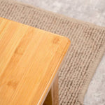 「ナチュラルな竹製センターテーブル|おしゃれなリビングを演出」 hsl-126