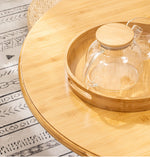 ナチュラル竹製センターテーブル|スタイリッシュ&耐久性抜群 hsl-128