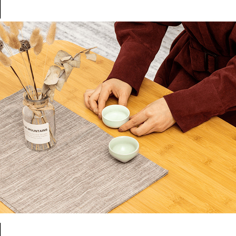 モダンデザイン 竹製センターテーブル 省スペース&おしゃれ hsl-134