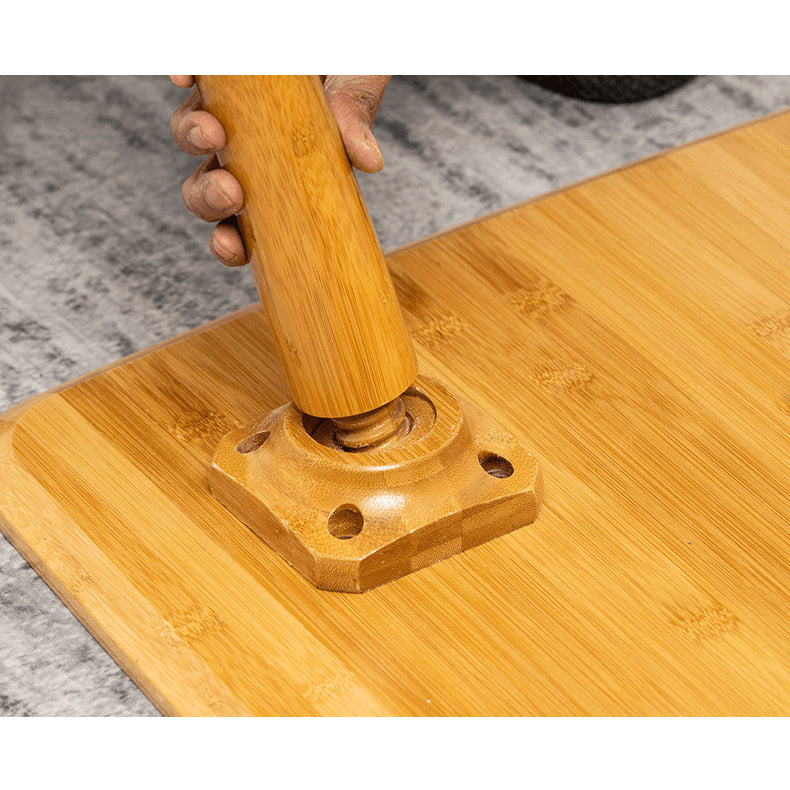 モダンデザイン 竹製センターテーブル 省スペース&おしゃれ hsl-134