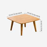 モダンデザイン 竹製センターテーブル 省スペース&おしゃれ hsl-134