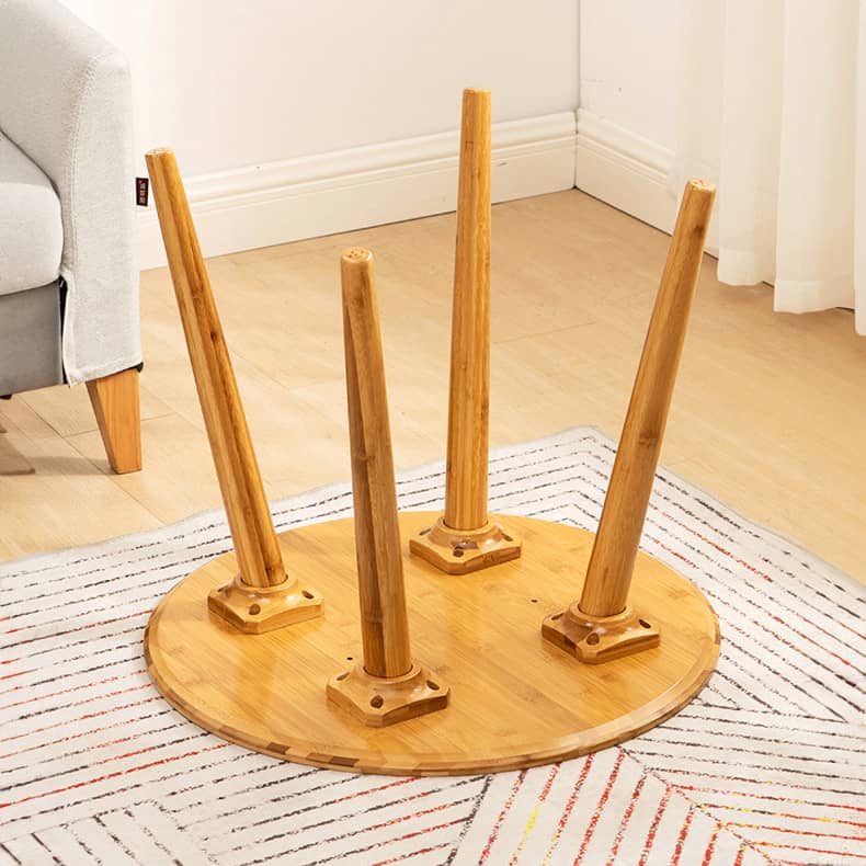 竹製センターテーブル|シンプルでおしゃれなリビングインテリア hsl-17