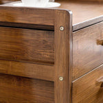 竹製ナイトテーブル|スタイリッシュなデザインと機能性アップ hsl-297