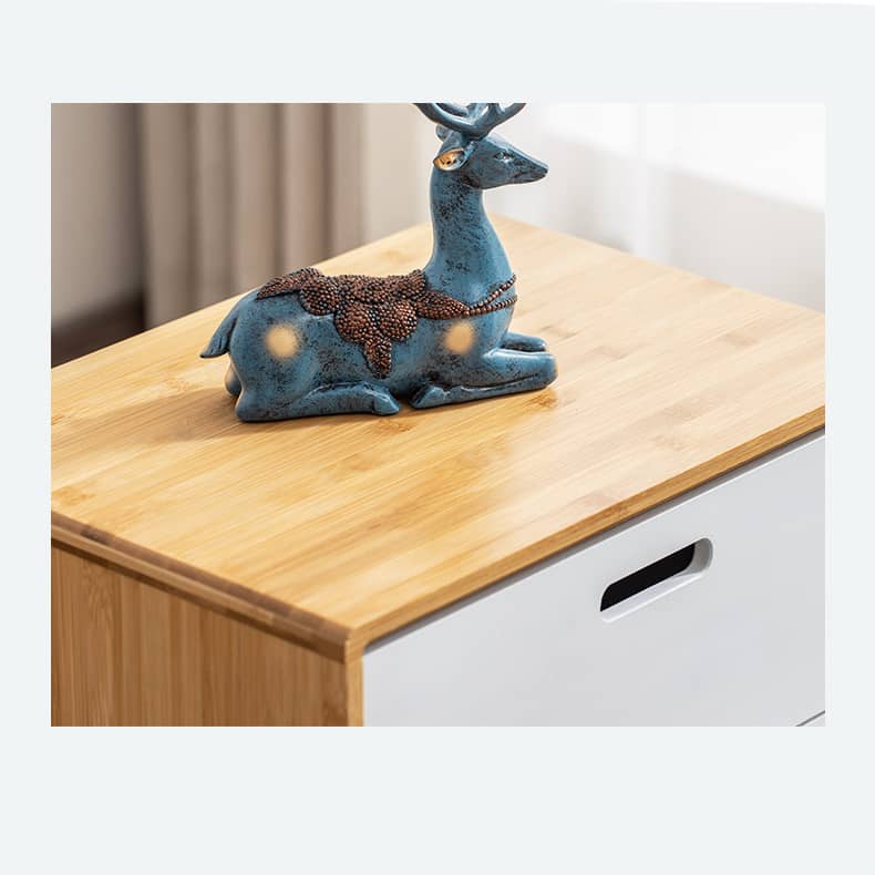 「スタイリッシュで長持ち!竹製テレビ台 - 自然の美しさをリビングに」 hsl-393