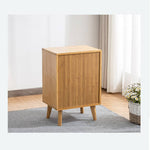 「スタイリッシュで長持ち!竹製テレビ台 - 自然の美しさをリビングに」 hsl-393