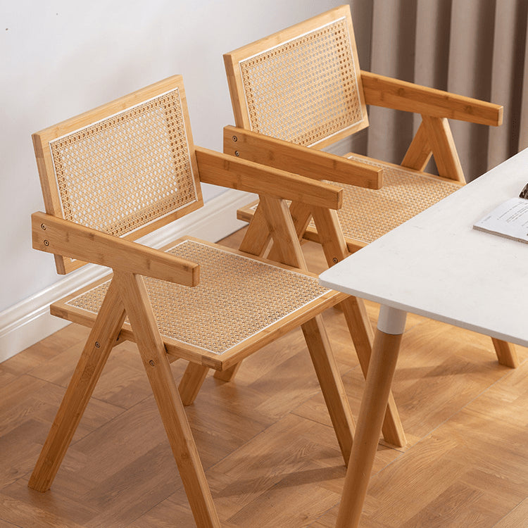 竹と樹脂で作られた高品質チェア - スタイリッシュ&快適な座り心地 hsl-69