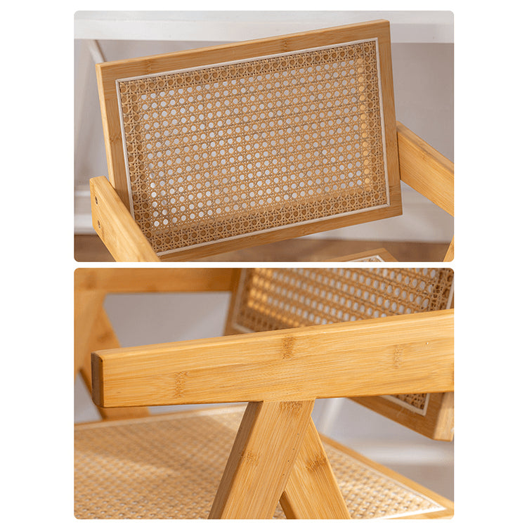 竹と樹脂で作られた高品質チェア - スタイリッシュ&快適な座り心地 hsl-69