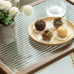 竹と樹脂とガラスの融合センターテーブル|モダンでスタイリッシュなデザイン hsl-76