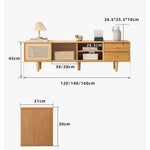 【竹と樹脂とガラスの絶妙ハーモニー】テレビ台の決定版 hsl-80