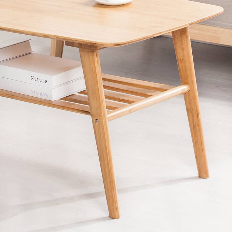 ナチュラルデザイン竹製センターテーブル|上質なリビングコーディネート hsl-81