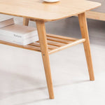 ナチュラルデザイン竹製センターテーブル|上質なリビングコーディネート hsl-81