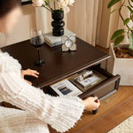 クラシックデザイン無垢材センターテーブル|多層板使用で高級感アップ hsmjx-4153