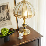 クラシックデザイン無垢材キャビネット|多層板と強化ガラス使用 hsmjx-4165