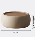 モダンセンターテーブル|合成皮革×多層板|シンプルでスタイリッシュな家財道具 hsms-4909