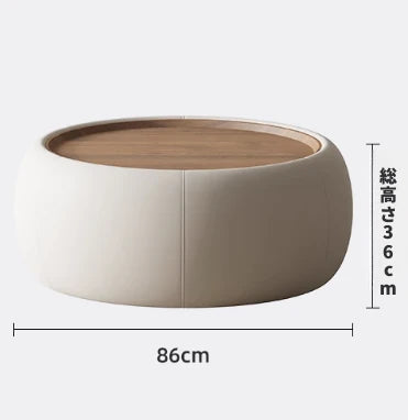 モダンセンターテーブル|合成皮革×多層板|シンプルでスタイリッシュな家財道具 hsms-4909