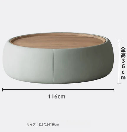 モダンセンターテーブル|合成皮革×多層板|シンプルでスタイリッシュな家財道具 hsms-4909