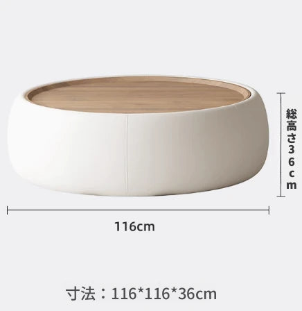 モダンセンターテーブル|合成皮革×多層板|シンプルでスタイリッシュな家財道具 hsms-4909