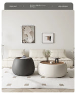 モダンセンターテーブル|合成皮革×多層板|シンプルでスタイリッシュな家財道具 hsms-4909