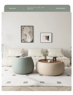 モダンセンターテーブル|合成皮革×多層板|シンプルでスタイリッシュな家財道具 hsms-4909