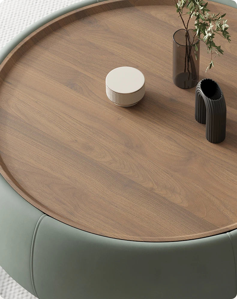 モダンセンターテーブル|合成皮革×多層板|シンプルでスタイリッシュな家財道具 hsms-4909