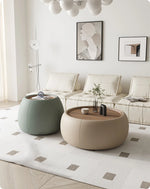 モダンセンターテーブル|合成皮革×多層板|シンプルでスタイリッシュな家財道具 hsms-4909