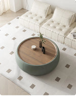 モダンセンターテーブル|合成皮革×多層板|シンプルでスタイリッシュな家財道具 hsms-4909