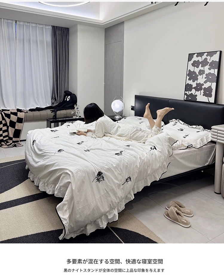 シンプルモダンナイトテーブル | 耐久性のある多層板・ステンレス・ガラス製 | リビングや寝室に最適な収納オプション hsms-4910