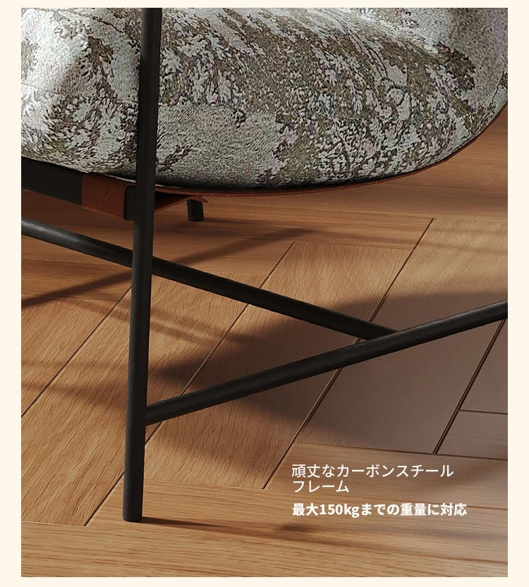 レッドオーク製のおしゃれなダウンシリコンフィルチェア|快適さとスタイルの融合 hsms-4913