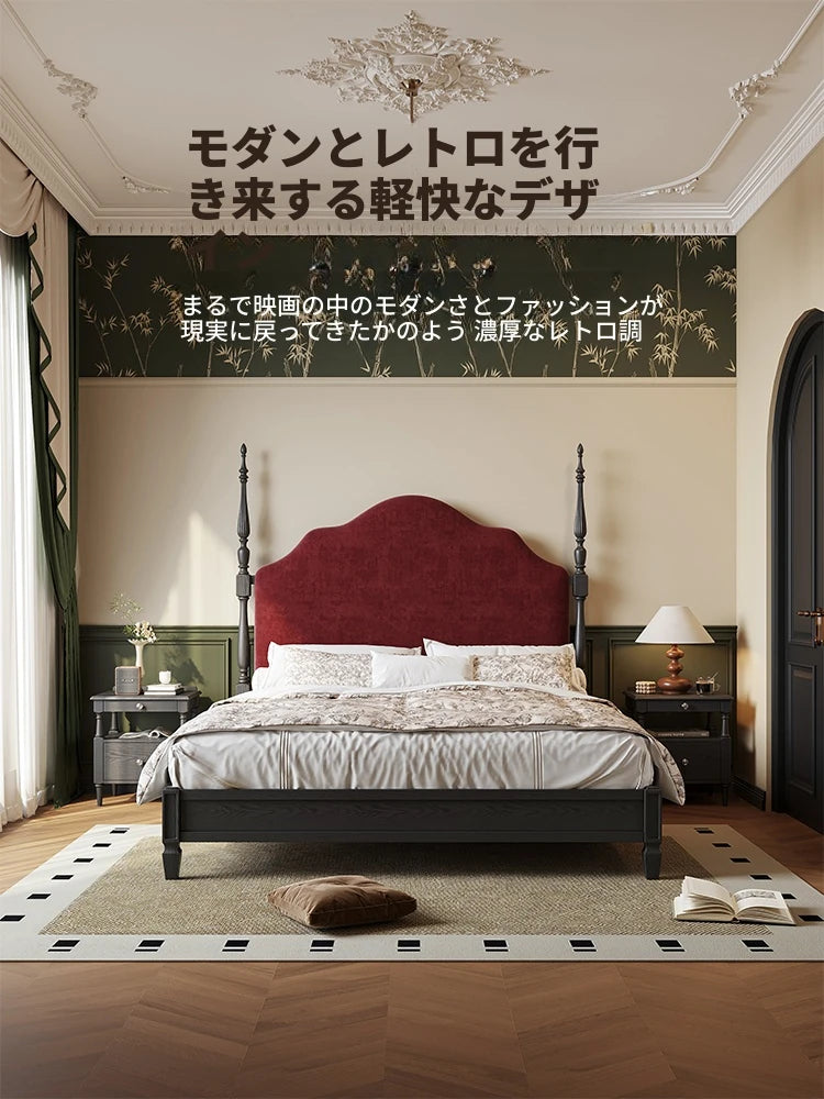 アッシュ材のナイトテーブル - モダンでスタイリッシュなデザイン、収納力抜群のベッドサイドテーブル hsms-4914