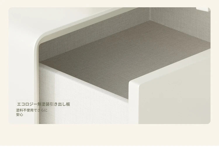 モダンデザインのナイトテーブル | 多層板・ステンレス製 | おしゃれ収納家具 hsms-4917