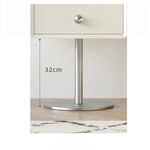 モダンデザインのナイトテーブル | 多層板・ステンレス製 | おしゃれ収納家具 hsms-4917