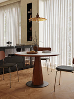 スタイリッシュな多層板PUレザー製チェア | おしゃれなダイニングやリビングに最適 | 快適な座り心地と洗練されたデザイン hsms-4921