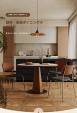 スタイリッシュな多層板PUレザー製チェア | おしゃれなダイニングやリビングに最適 | 快適な座り心地と洗練されたデザイン hsms-4921